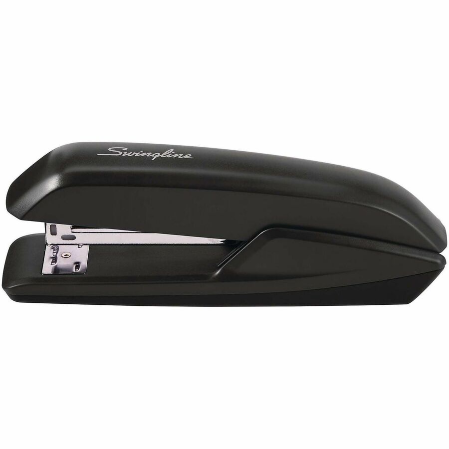 Staples Upto 15 Sheet of 20lb Paper - Holds Upto 210 Staple - Full Strip - Staple Size: 0.25" - Black - Plastic - 1 Each
