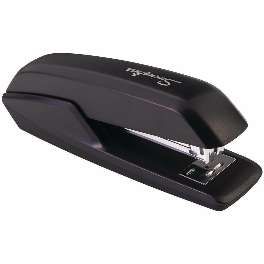 Staples Upto 15 Sheet of 20lb Paper - Holds Upto 210 Staple - Full Strip - Staple Size: 0.25" - Black - Plastic - 1 Each