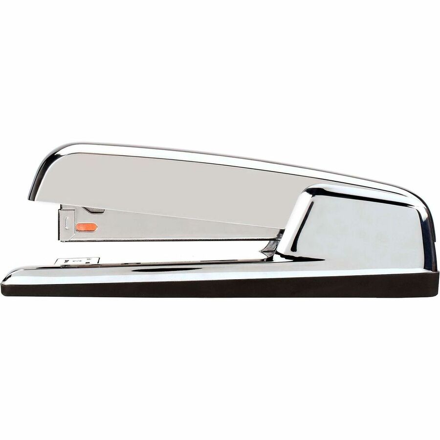Staples Upto 25 Sheet of 20lb Paper - Holds Upto 210 Staple - Full Strip - Staple Size: 0.25" - Silver Chrome - Metal, Die-cast - 1 Each