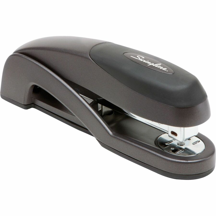 Staples Upto 25 Sheet of 20lb Paper - Holds Upto 210 Staple - Full Strip - Staple Size: 0.25" - Graphite Black - Metal - 1 Each