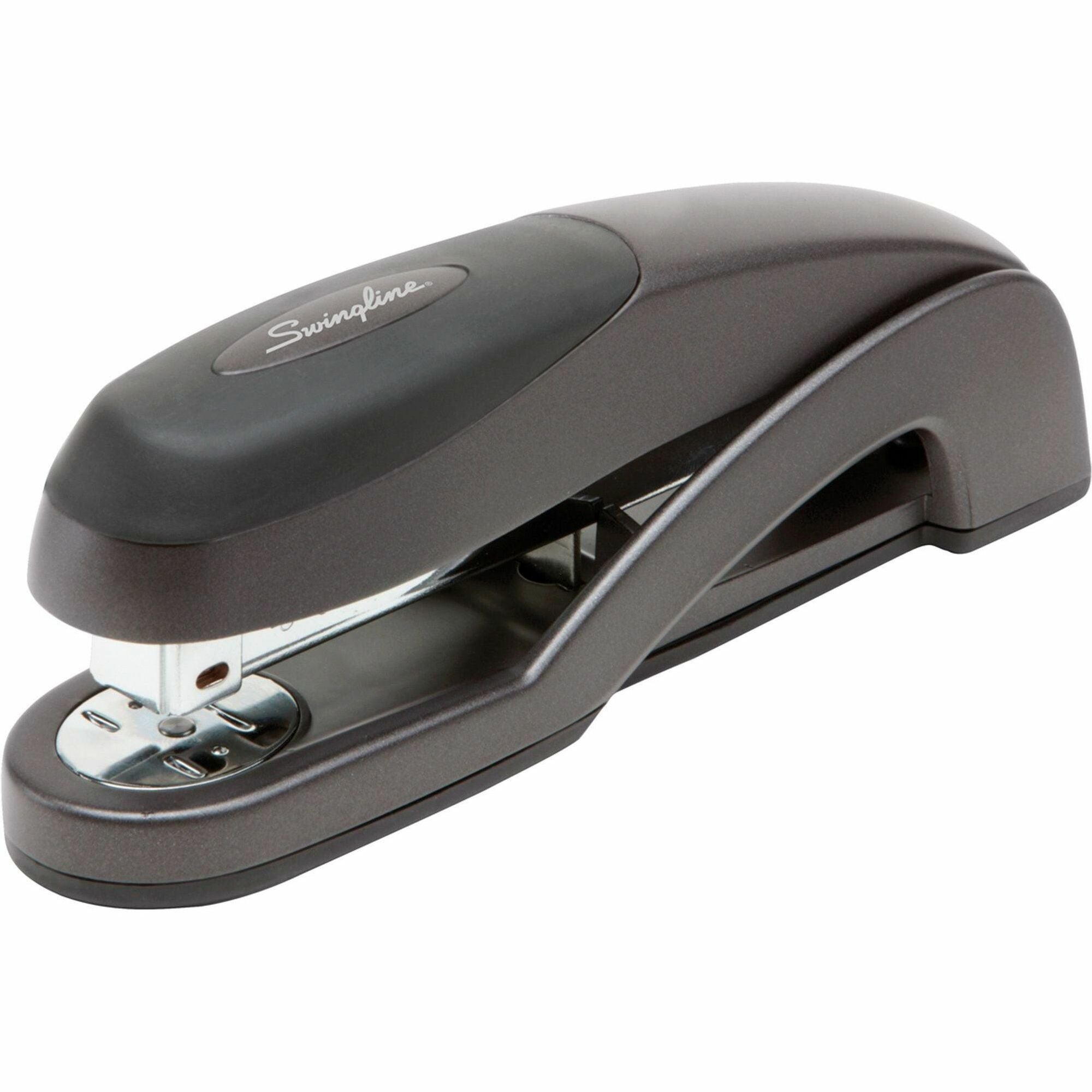 Staples Upto 25 Sheet of 20lb Paper - Holds Upto 210 Staple - Full Strip - Staple Size: 0.25" - Graphite Black - Metal - 1 Each
