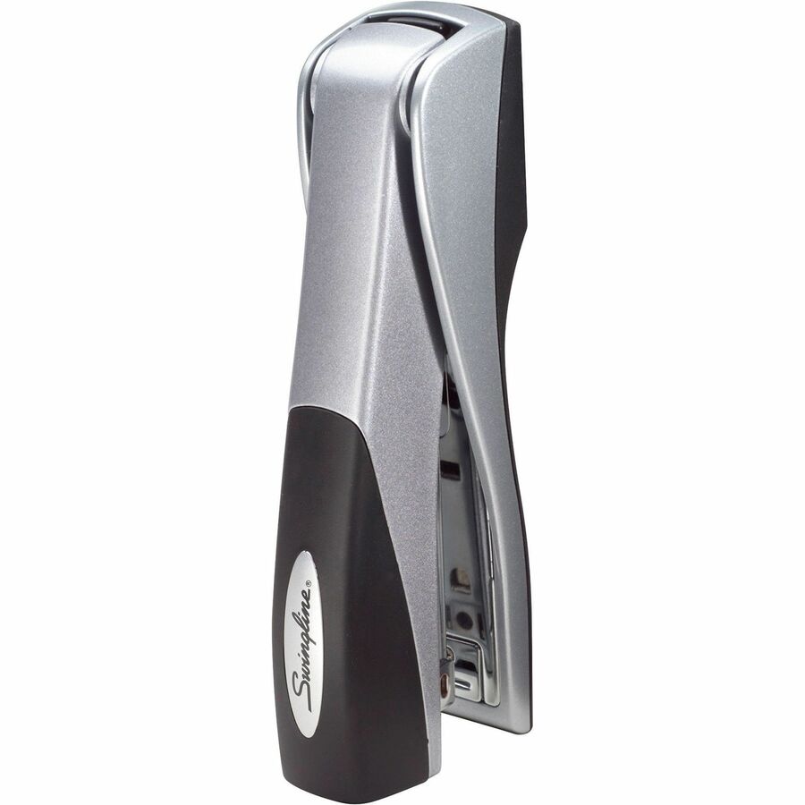 Swingline Optima Grip Stapler - Staples Upto 25 Sheet of 20lb Paper - Holds Upto 210 Staple - Full Strip - Staple Size: 0.25" - Silver - Metal - 1 Each