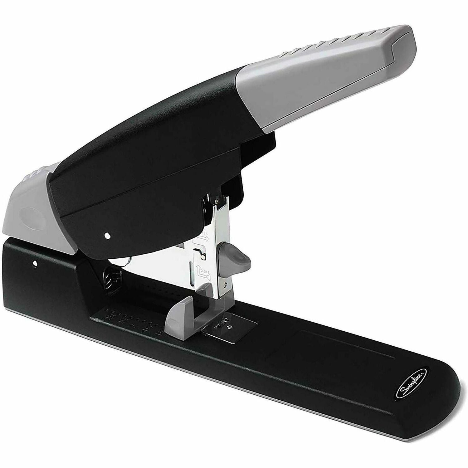 Staples Upto 210 Sheet of 20lb Paper - Holds Upto 210 Staple - Full Strip - 2.50" Throat Depth - Black - Metal - 1 Each