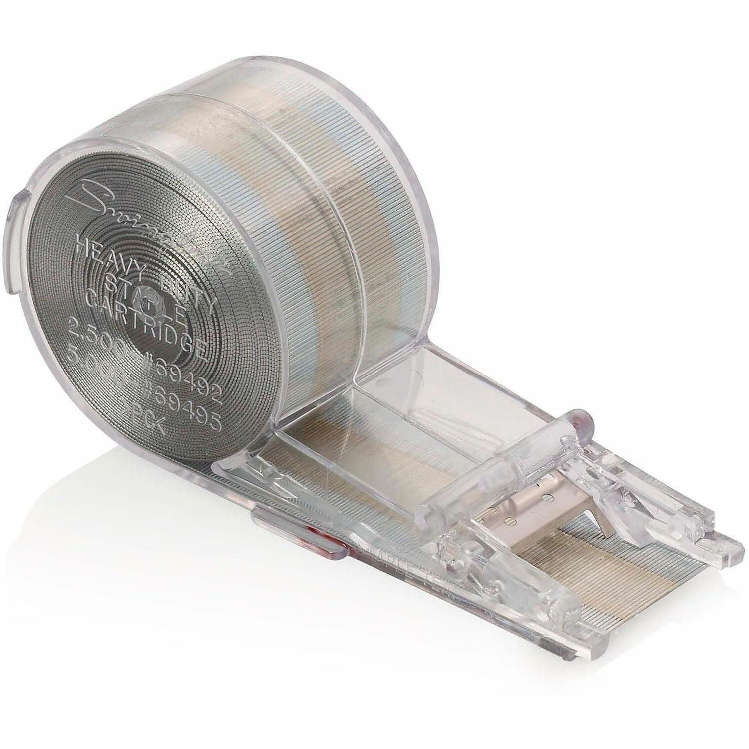 Premium - 3/8" Leg - Holds 70 Sheet(s) - for Paper - Chrome - 5000 Per Cartridge - 5000 / Box