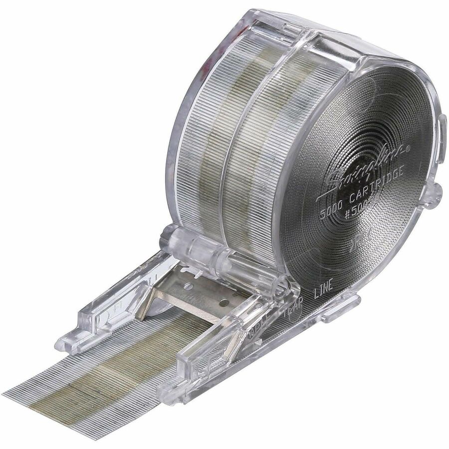 Standard - 1/4" Leg - Holds 30 Sheet(s) - for Paper - Chisel Point - 5000 Per Cartridge - 1 Box