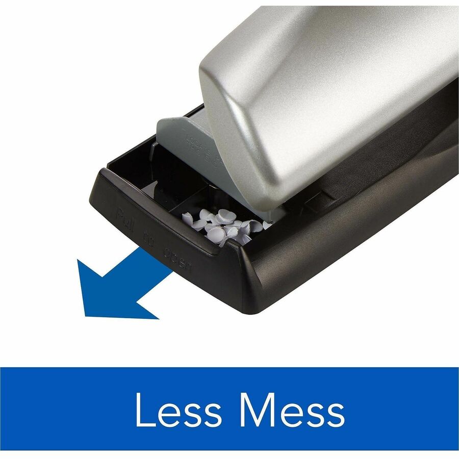 3 Punch Head(s) - 20 Sheet - 9/32" Punch Size - Metal - Black, Silver