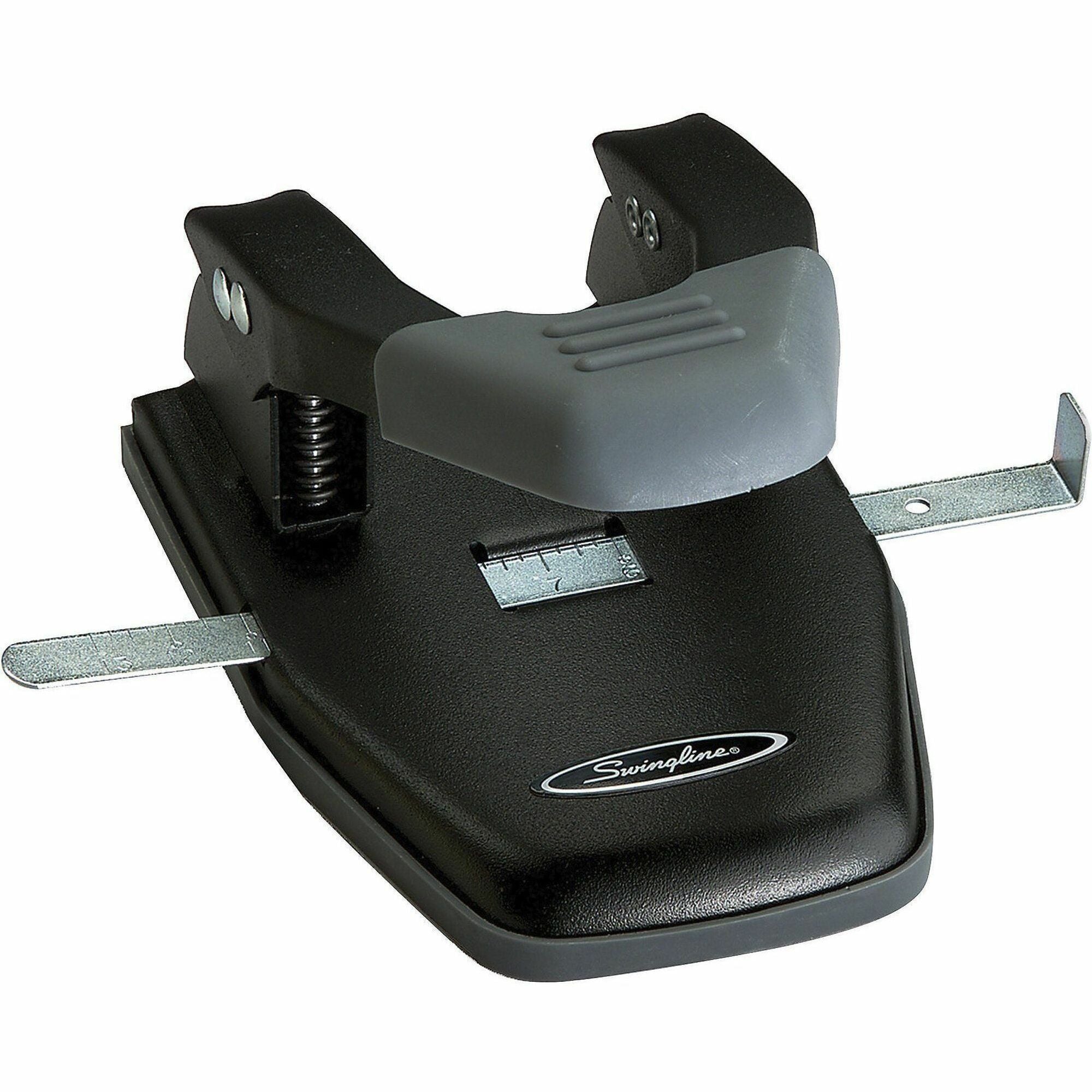 2 Punch Head(s) - 28 Sheet - 1/4" Punch Size - Black, Gray