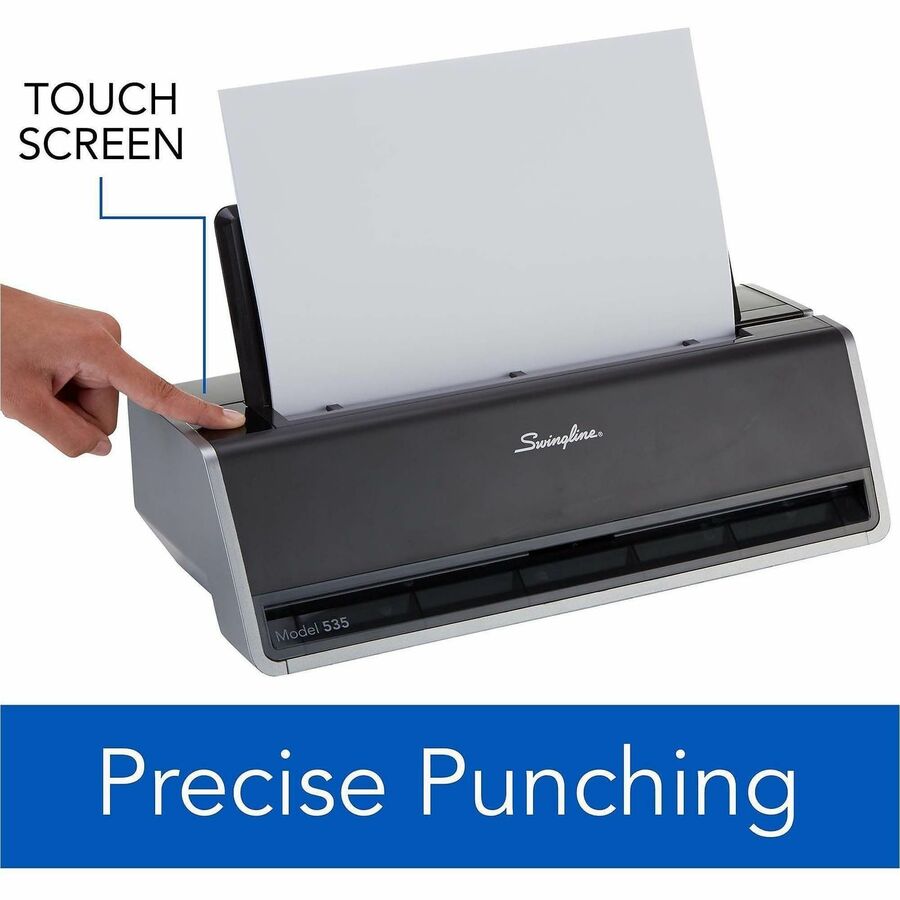 3 Punch Head(s) - 28 Sheet - 9/32" Punch Size - Black, Gray