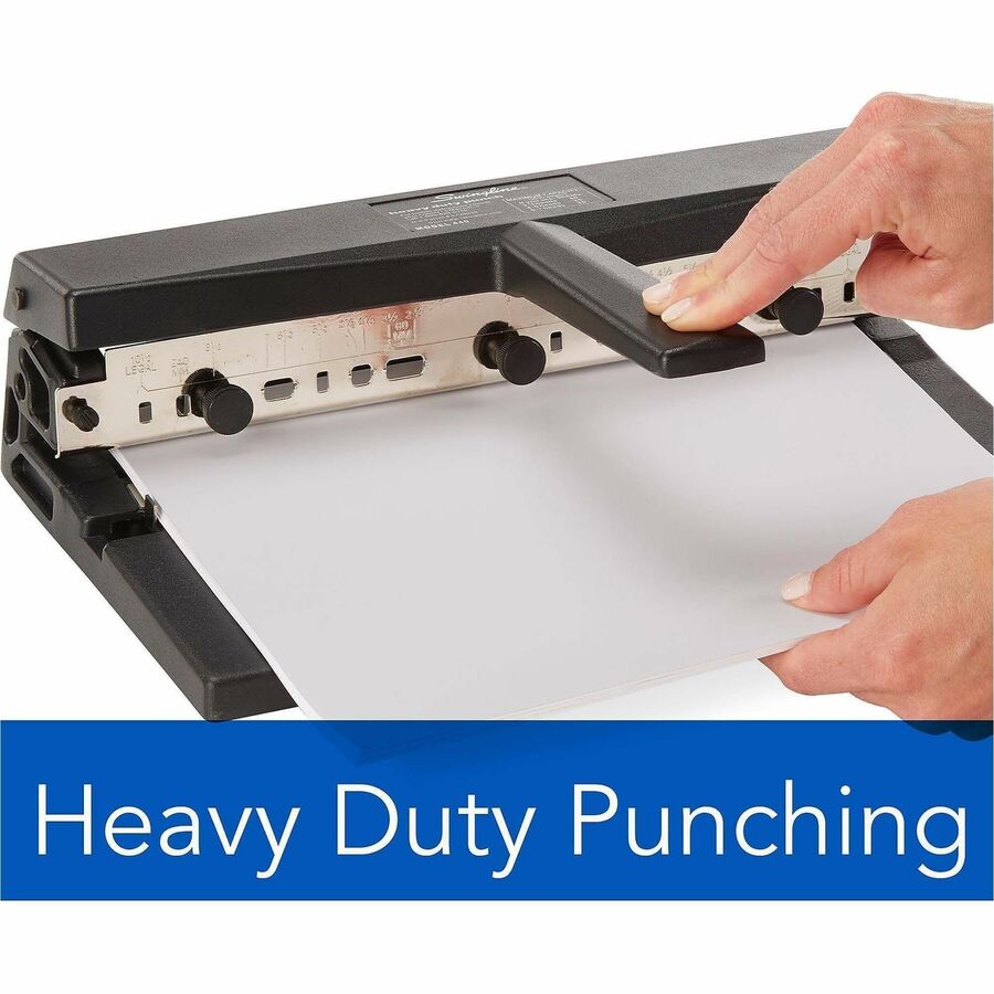 7 Punch Head(s) - 40 Sheet - 9/32" Punch Size - Black