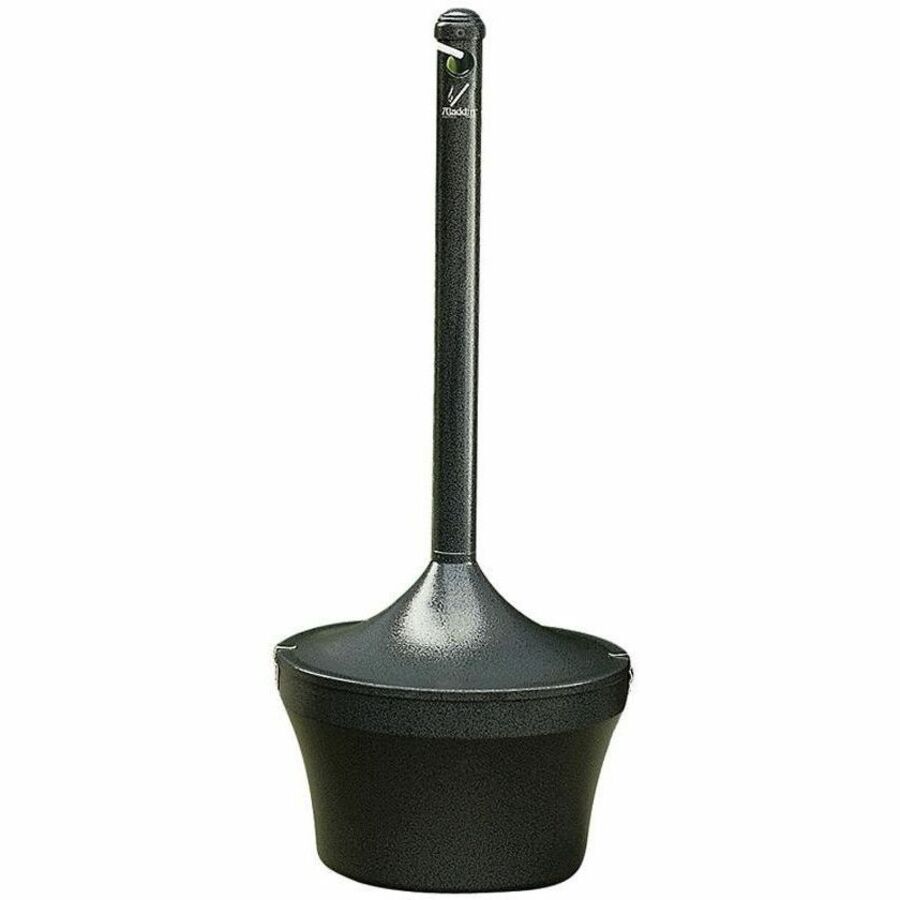 4.50 gal Capacity - Round - 16" Opening Diameter - 39" Height - Steel - Charcoal - 1 Each