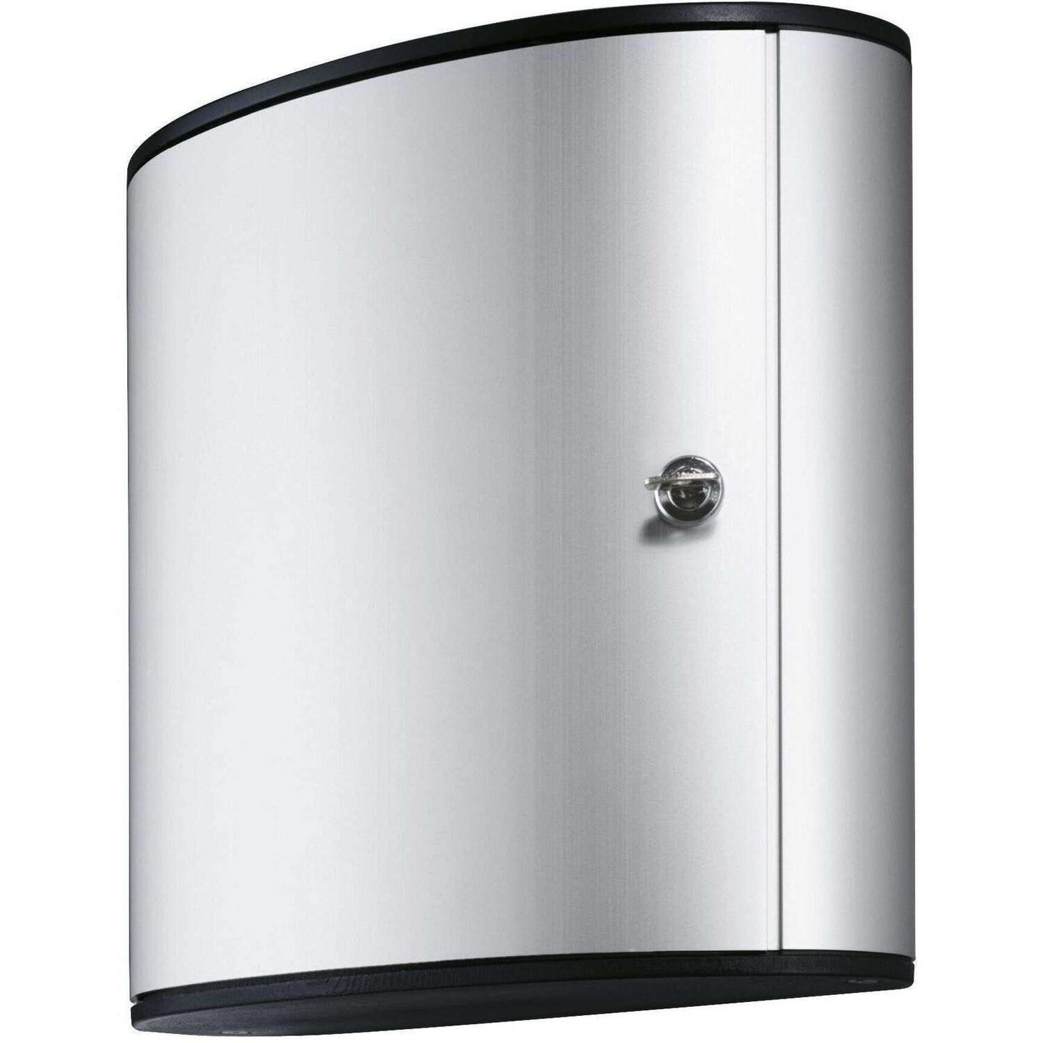 4.8" Width x 11" Depth x 11.9" Height - 1 x Front Open Door(s) - Security Lock - Silver - Aluminum