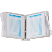 DURABLE Sherpa 10-Panel Wall Reference System - 10 Panels - Support Letter 8.50" x 11" Media - Expandable, Removable Sleeve - 1 Each