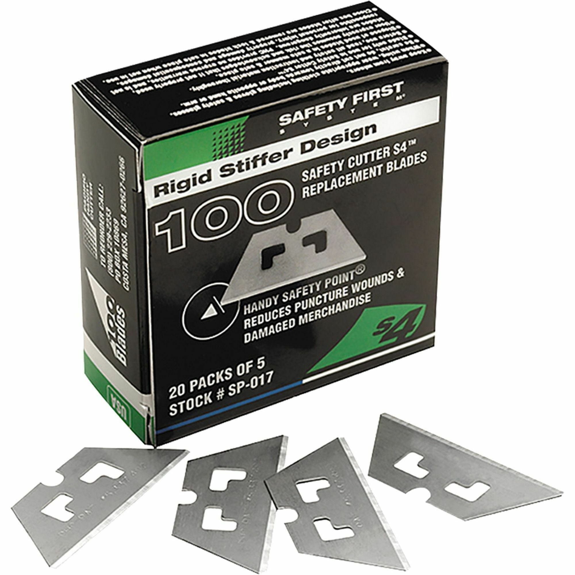 Straight Style - Steel - Silver - 100 / Box