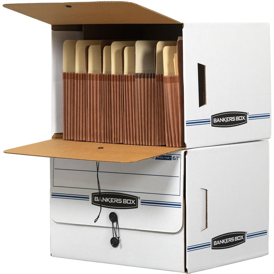 Bankers Box Side-Tab File Storage Boxes