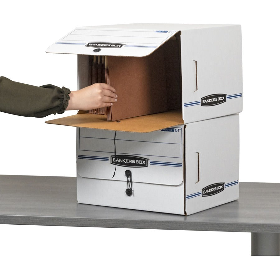 Bankers Box Side-Tab File Storage Boxes