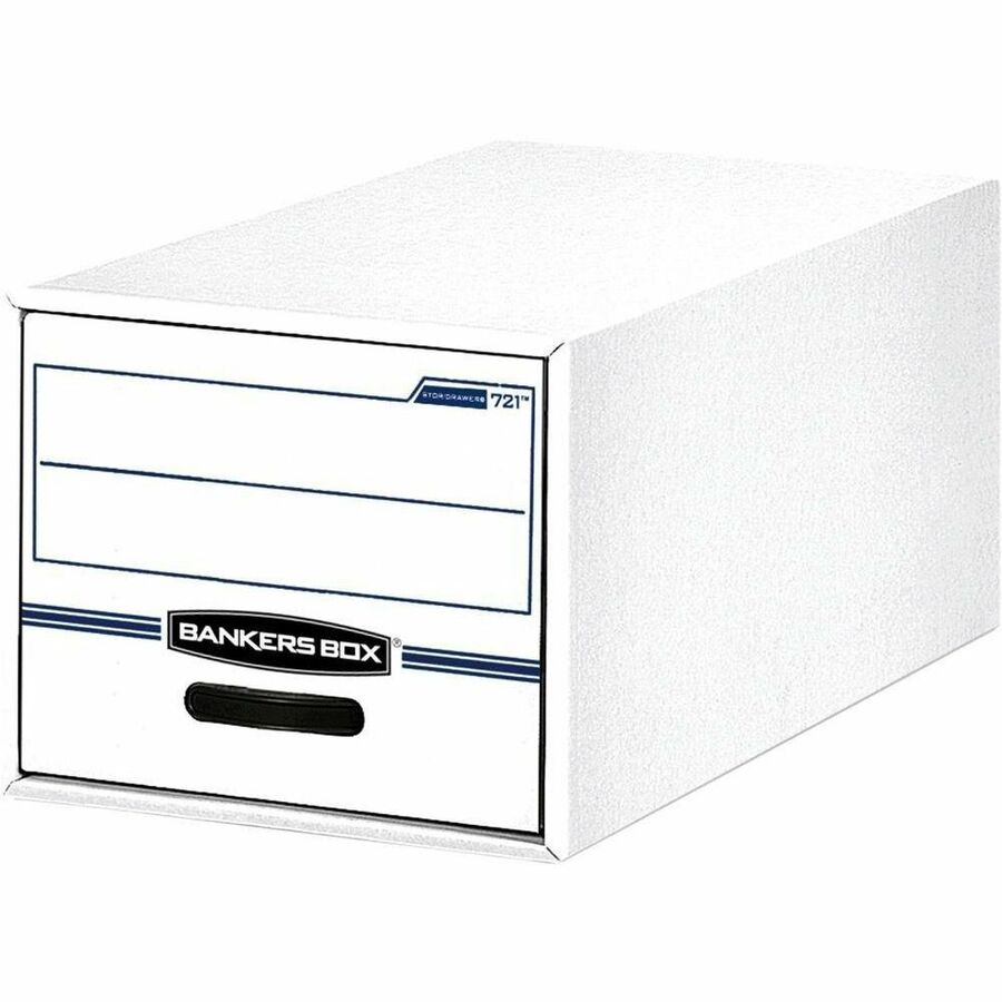 Internal Dimensions: 15.50" Width x 23.25" Depth x 10.38" Height - External Dimensions: 16.8" Width x 25.5" Depth x 11.5" Height - Media Size Supported: Legal - Light Duty - Stackable - Corrugated Paper - White, Blue - For File - Recycled - 6 / Carton