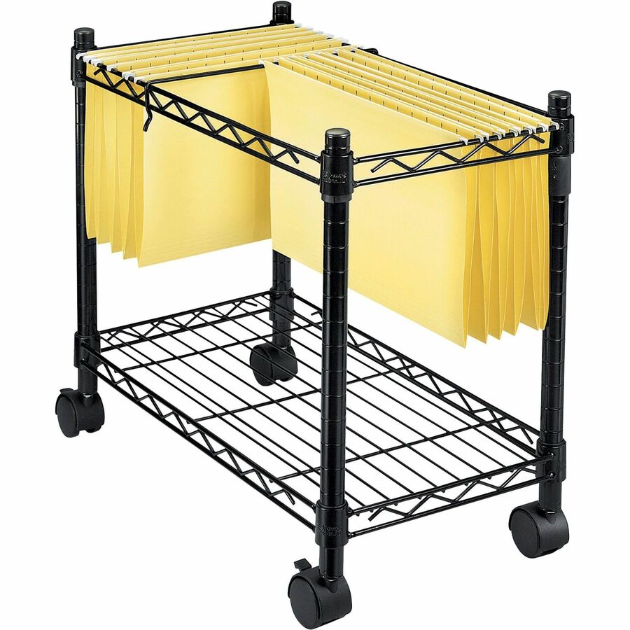 4 Casters - Metal, Steel - 24" Width x 14" Depth x 20.50" Height - Black - 1 Each