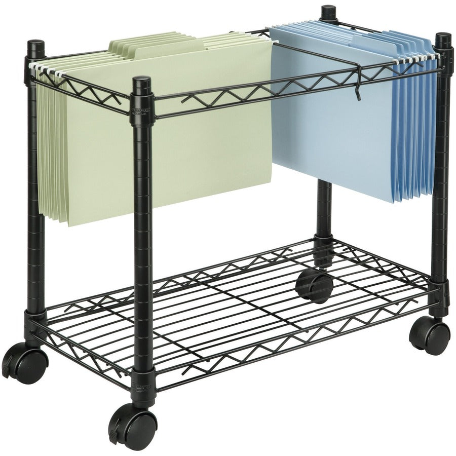 4 Casters - Metal, Steel - 24" Width x 14" Depth x 20.50" Height - Black - 1 Each