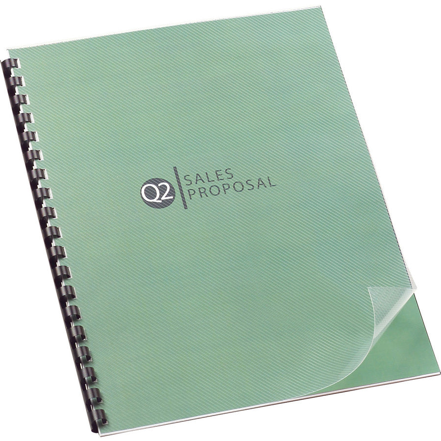 For Letter 8 1/2" x 11" Sheet - Clear - Polypropylene - 25 / Pack