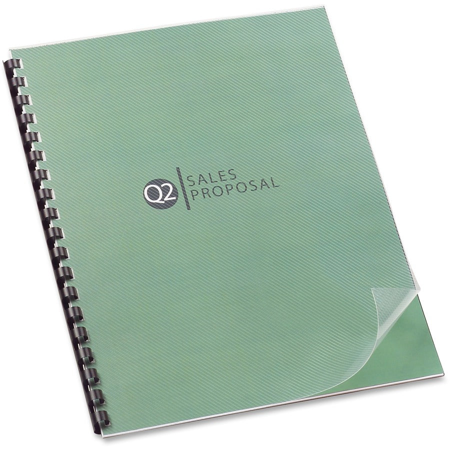 For Letter 8 1/2" x 11" Sheet - Clear - Polypropylene - 25 / Pack