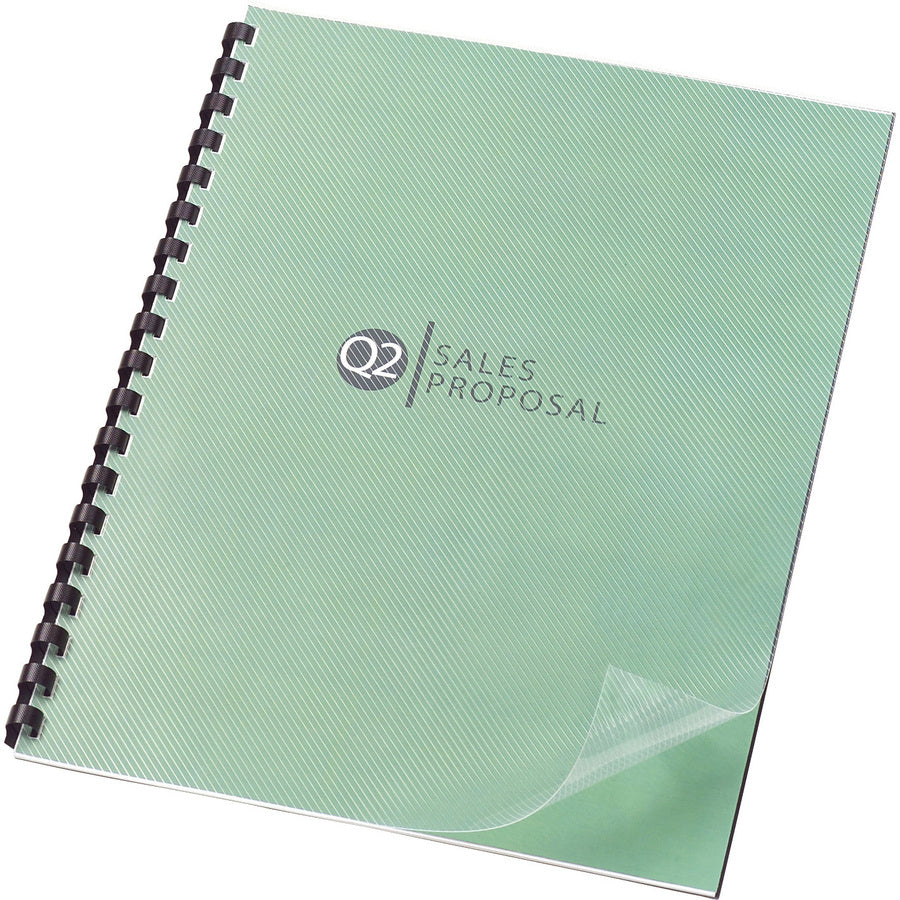 For Letter 8 1/2" x 11" Sheet - Clear - Polypropylene - 25 / Pack