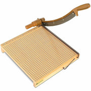 Swingline ClassicCut Ingento Guillotine Trimmer, 15 Sheet Capacity, 15" Blade, Maple Base, Steel and Die-cast Metal Construction, Alignment Grid, Dual Scale Ruler, Safety Guard, Locking Latch, 1 Each