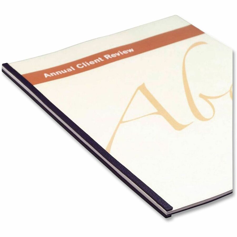 2" Maximum Capacity - 200 x Sheet Capacity - Blue - Plastic - 25 / Box