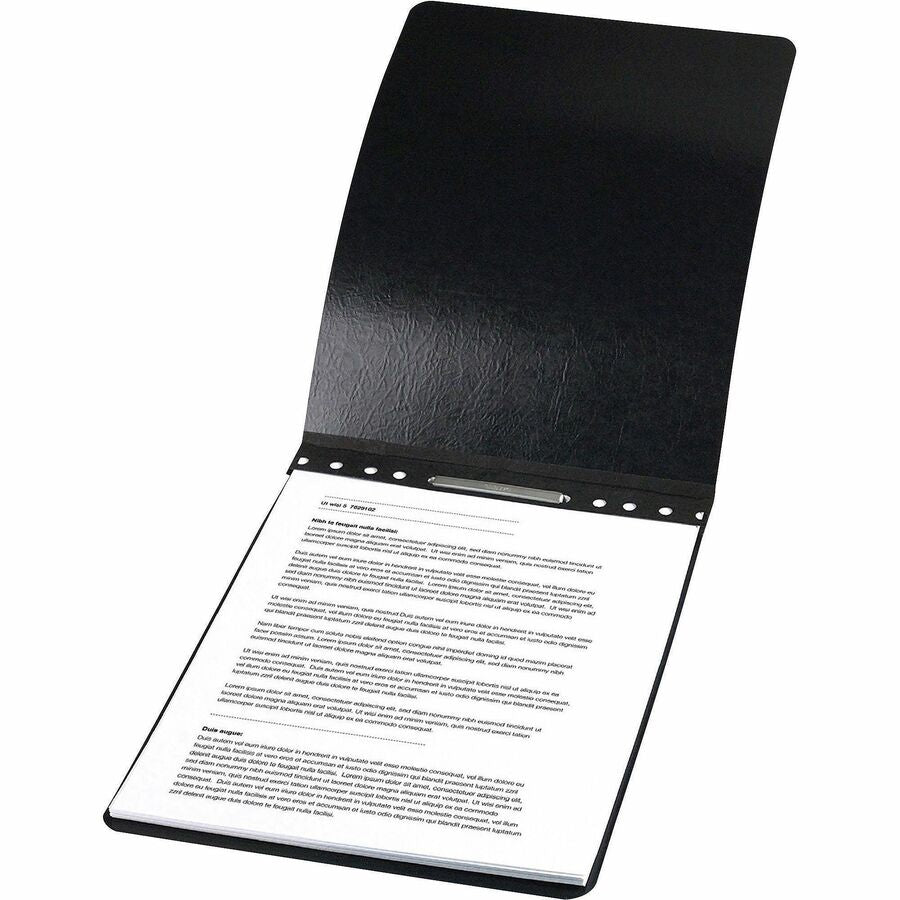 ACCO Presstex Legal Recycled Report Cover - 2" Folder Capacity - 8 1/2" x 14" - 20 pt. - Black - 30% Recycled - 1 Each