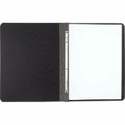 ACCO Letter Recycled Report Cover - 3" Folder Capacity - 8 1/2" x 11" - 20 pt. - Black - Eco-friendly, Hinged, Tyvek Gusset, Sturdy - 30% Recycled - 1 Each