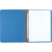ACCO Letter Recycled Report Cover - 3" Folder Capacity - 8 1/2" x 11" - 20 pt. - Light Blue - Eco-friendly, Hinged, Tyvek Gusset, Sturdy - 30% Recycled - 1 Each