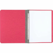 ACCO Letter Recycled Report Cover - 3" Folder Capacity - 8 1/2" x 11" - 20 pt. - Executive Red - Eco-friendly, Hinged, Tyvek Gusset, Sturdy - 50% Recycled - 1 Each