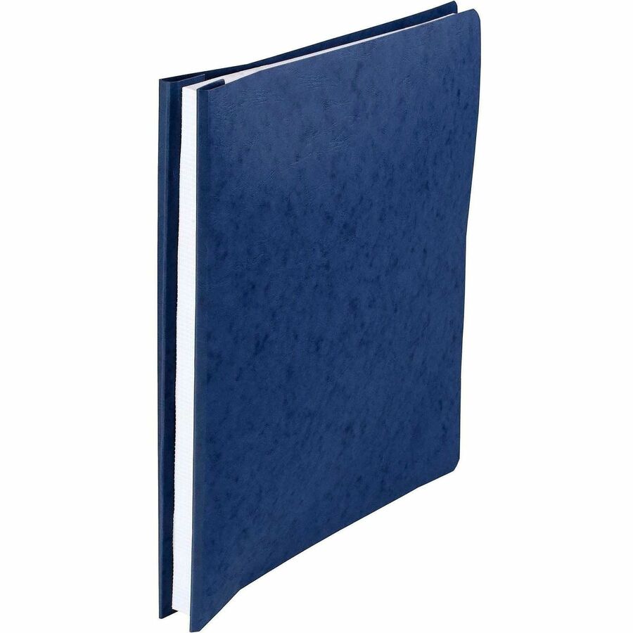ACCO PRESSTEX Unburst Sheet Covers - 6" Binder Capacity - Fanfold - 11" x 14 7/8" Sheet Size - Dark Blue - Recycled - Retractable Filing Hooks, Hanging System, Moisture Resistant, Water Resistant - 1 Each