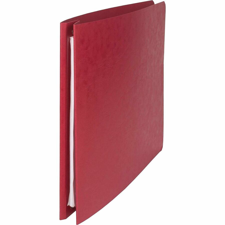 ACCO PRESSTEX Unburst Sheet Covers - 6" Binder Capacity - 9 1/2" x 11" Sheet Size - Executive Red - Recycled - Retractable Filing Hooks, Hanging System, Moisture Resistant, Water Resistant - 1 Each