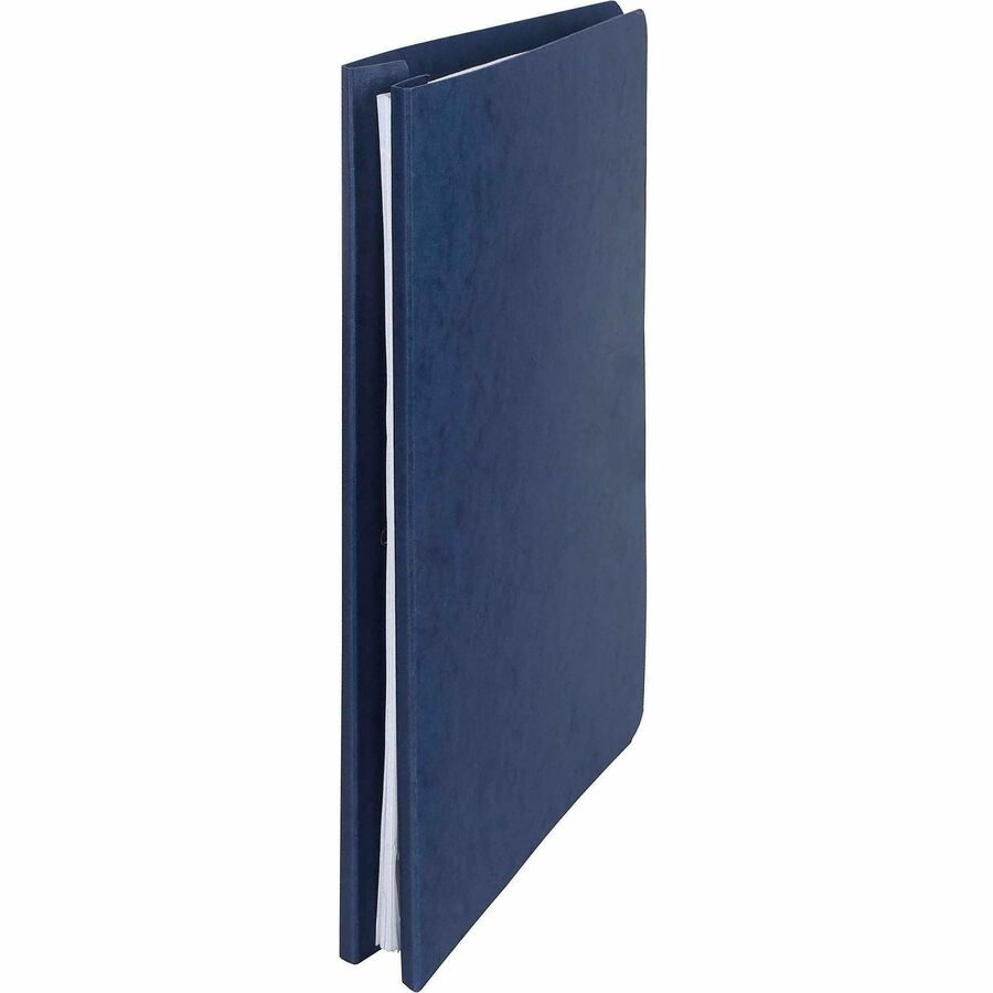 ACCO PRESSTEX Unburst Sheet Covers - 6" Binder Capacity - Letter - 8 1/2" x 11" Sheet Size - Dark Blue - Recycled - Retractable Filing Hooks, Hanging System, Moisture Resistant, Water Resistant - 1 Each