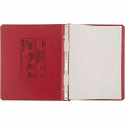 ACCO PRESSTEX Unburst Sheet Covers - 6" Binder Capacity - Letter - 8 1/2" x 11" Sheet Size - Executive Red - Recycled - Retractable Filing Hooks, Hanging System, Moisture Resistant, Water Resistant - 1 Each