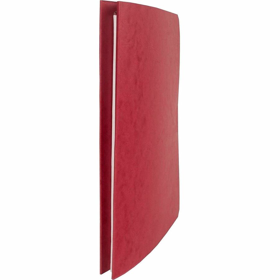 ACCO PRESSTEX Unburst Sheet Covers - 6" Binder Capacity - Letter - 8 1/2" x 11" Sheet Size - Executive Red - Recycled - Retractable Filing Hooks, Hanging System, Moisture Resistant, Water Resistant - 1 Each