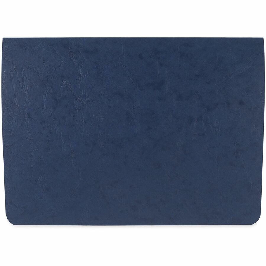 ACCO Presstex Hanging Data Binder - 6" Binder Capacity - 8 1/2" x 12" Sheet Size - Fastener(s): Post - Presstex - Dark Blue - Recycled - Water Resistant, Retractable Filing Hooks - 1 Each