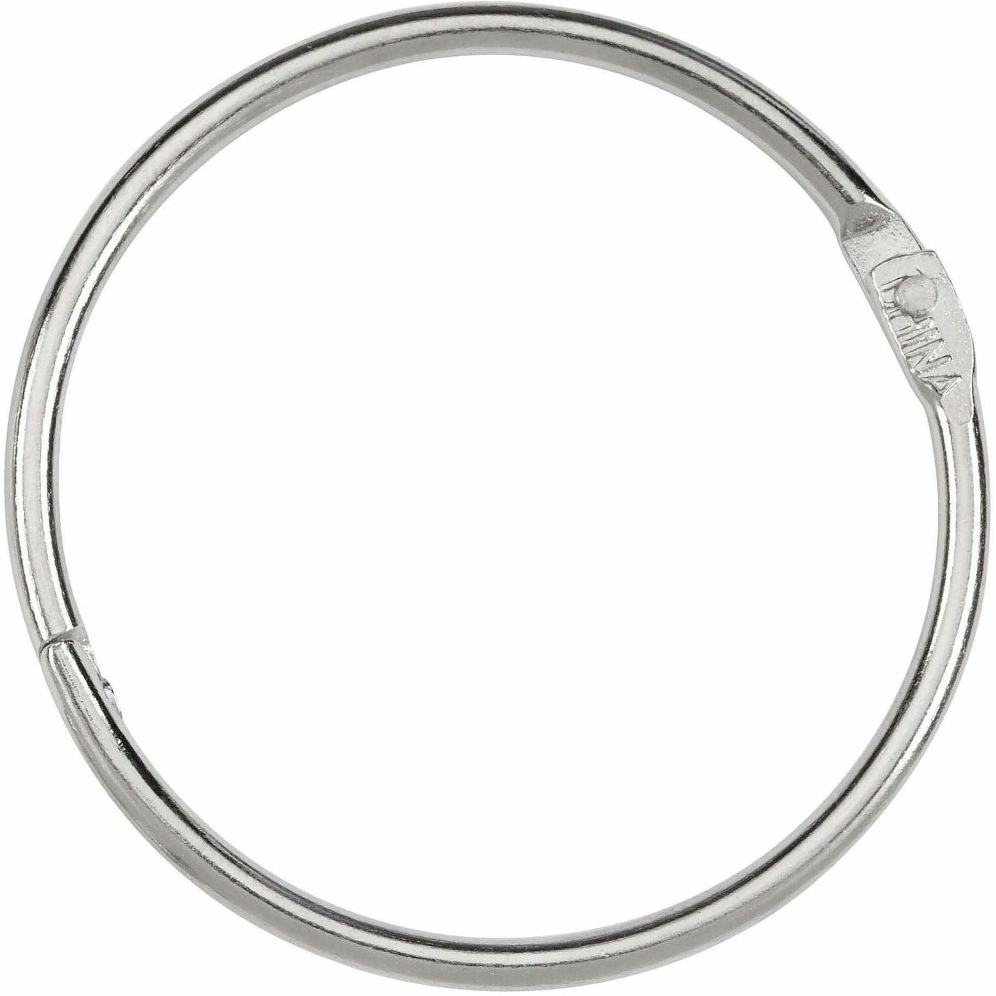 ACCO Loose-Leaf Rings - 125 x Sheet Capacity - Silver - Nickel - 100 / Box