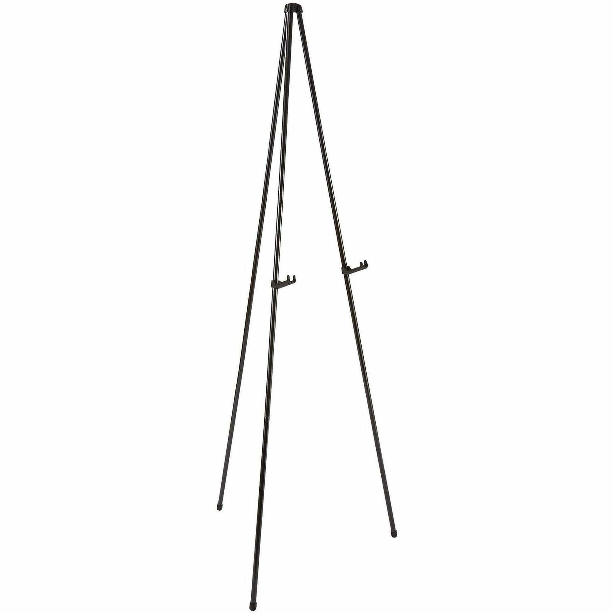 10 lb Load Capacity - 63" Height - Steel, Metal - Black