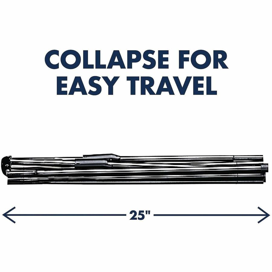 10 lb Load Capacity - 63" Height - Steel, Metal - Black
