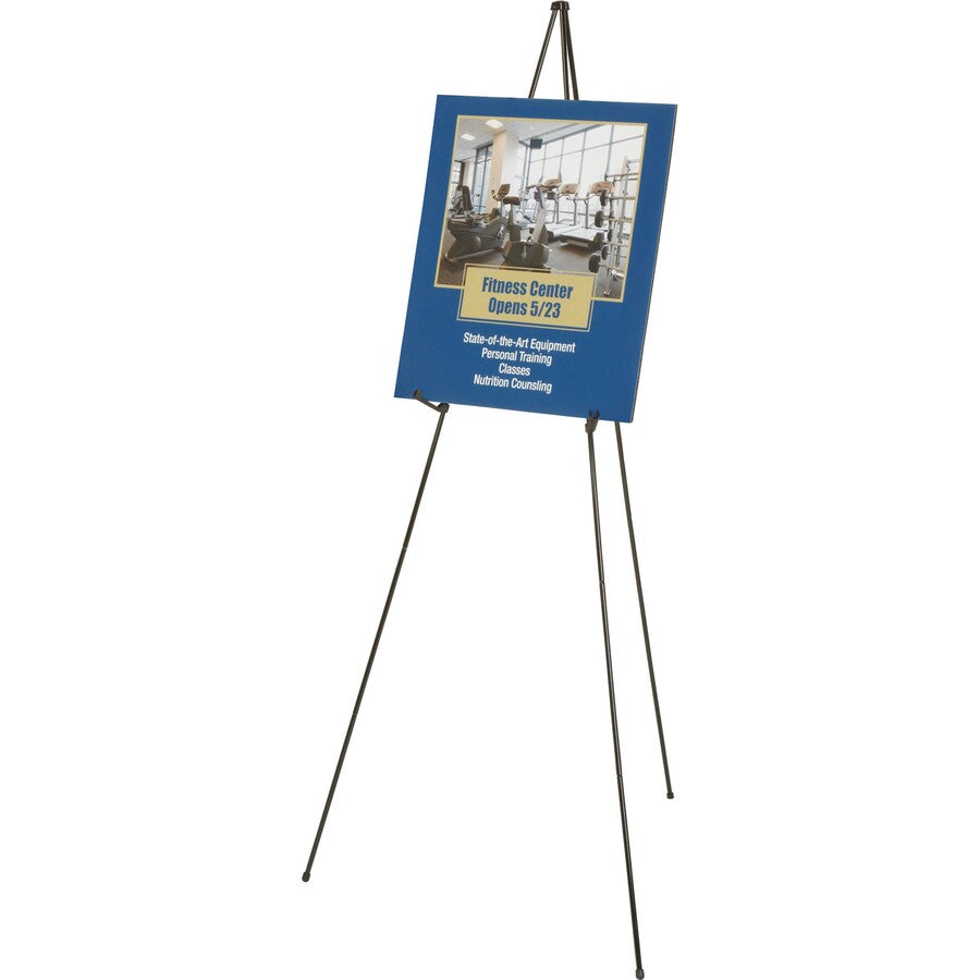 5 lb Load Capacity - 63" Height - Steel - Black