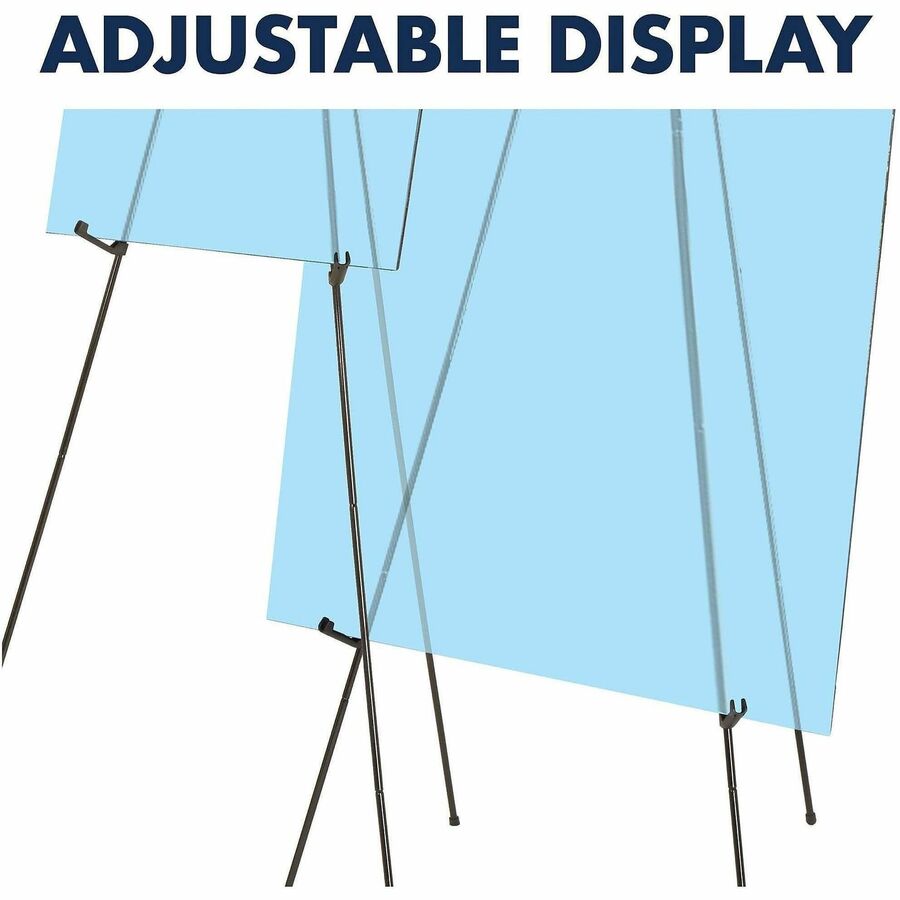 5 lb Load Capacity - 63" Height - Steel - Black