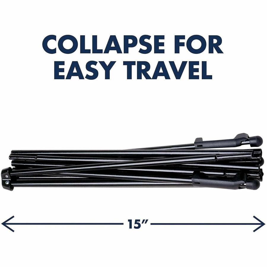 5 lb Load Capacity - 63" Height - Steel - Black