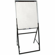 26" (2.2 ft) Width x 35" (2.9 ft) Height - White Melamine Surface - Black Frame - Rectangle - 1 Each