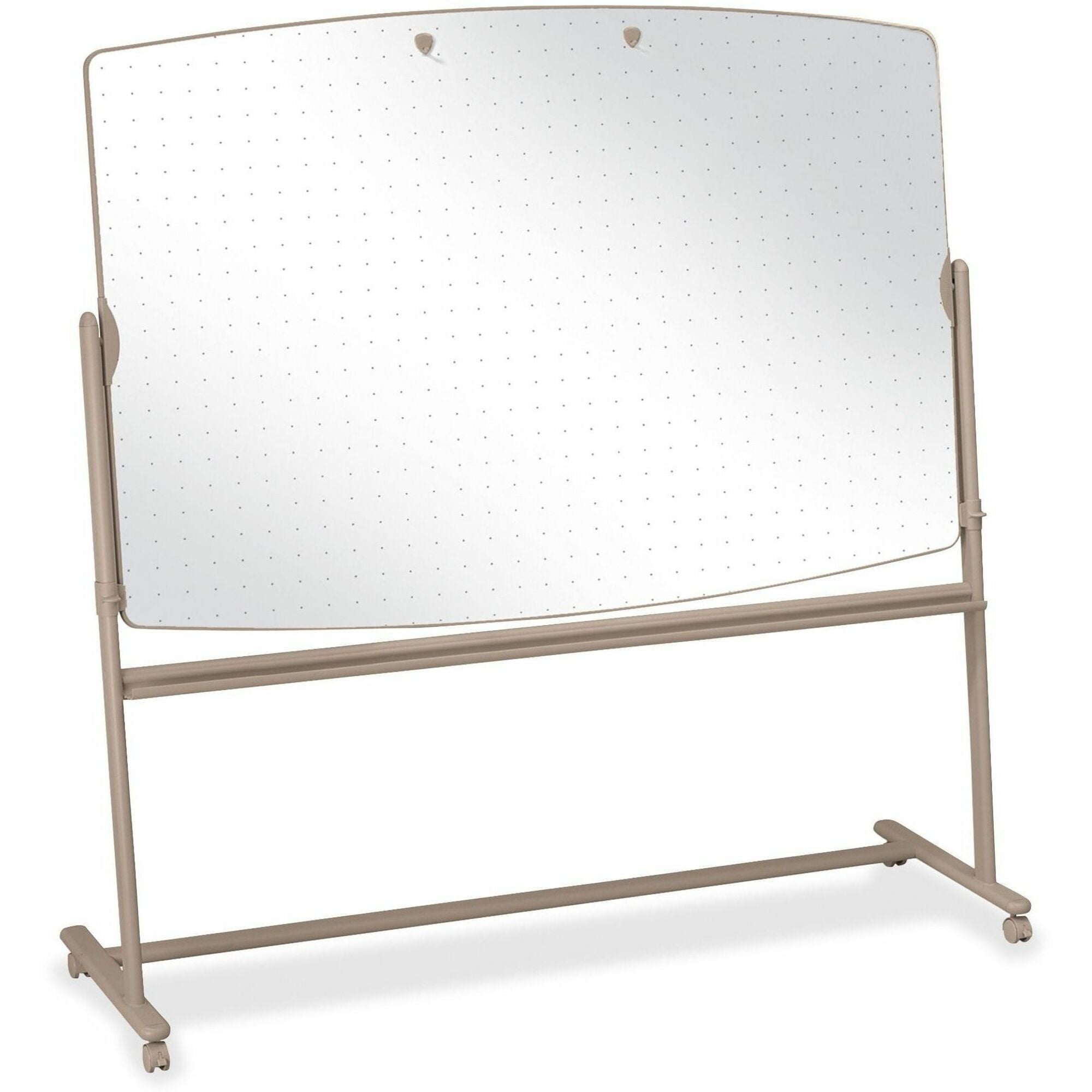 72" (6 ft) Width x 48" (4 ft) Height - White Surface - Neutral Metal Frame - Rectangle - 1 Each