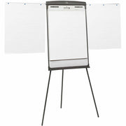 27" (2.2 ft) Width x 35" (2.9 ft) Height - White Painted Steel Surface - Graphite Frame - Vertical - Magnetic - 1 Each