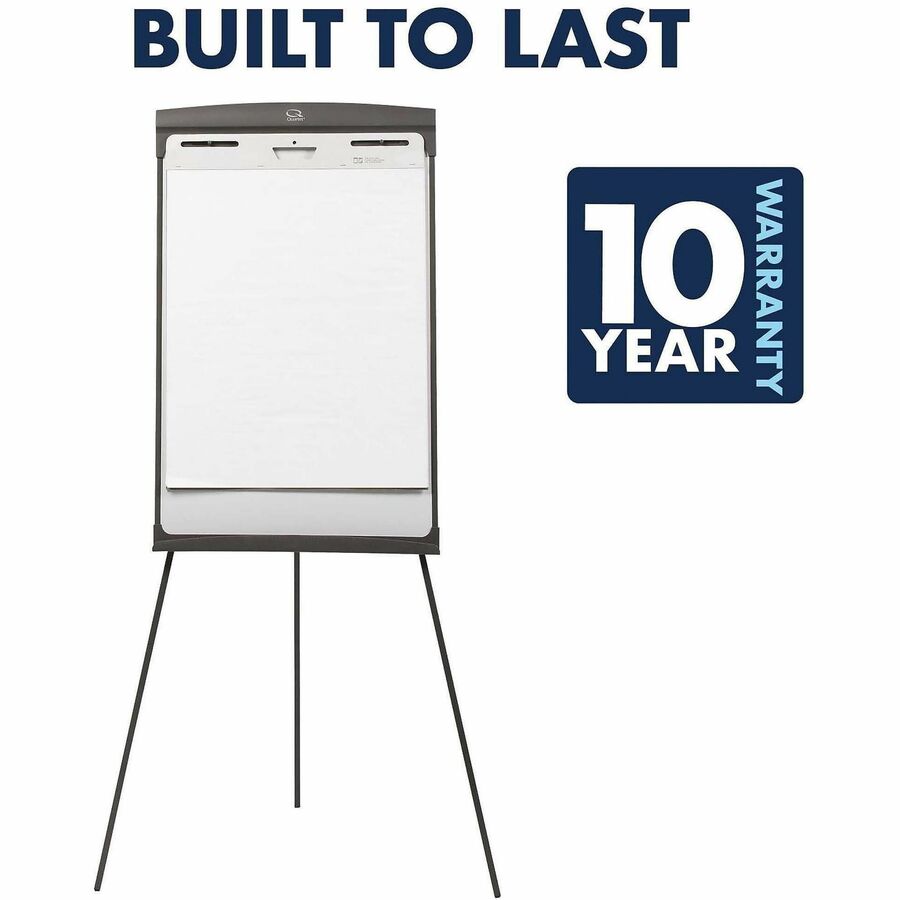 27" (2.2 ft) Width x 35" (2.9 ft) Height - White Painted Steel Surface - Graphite Frame - Vertical - Magnetic - 1 Each