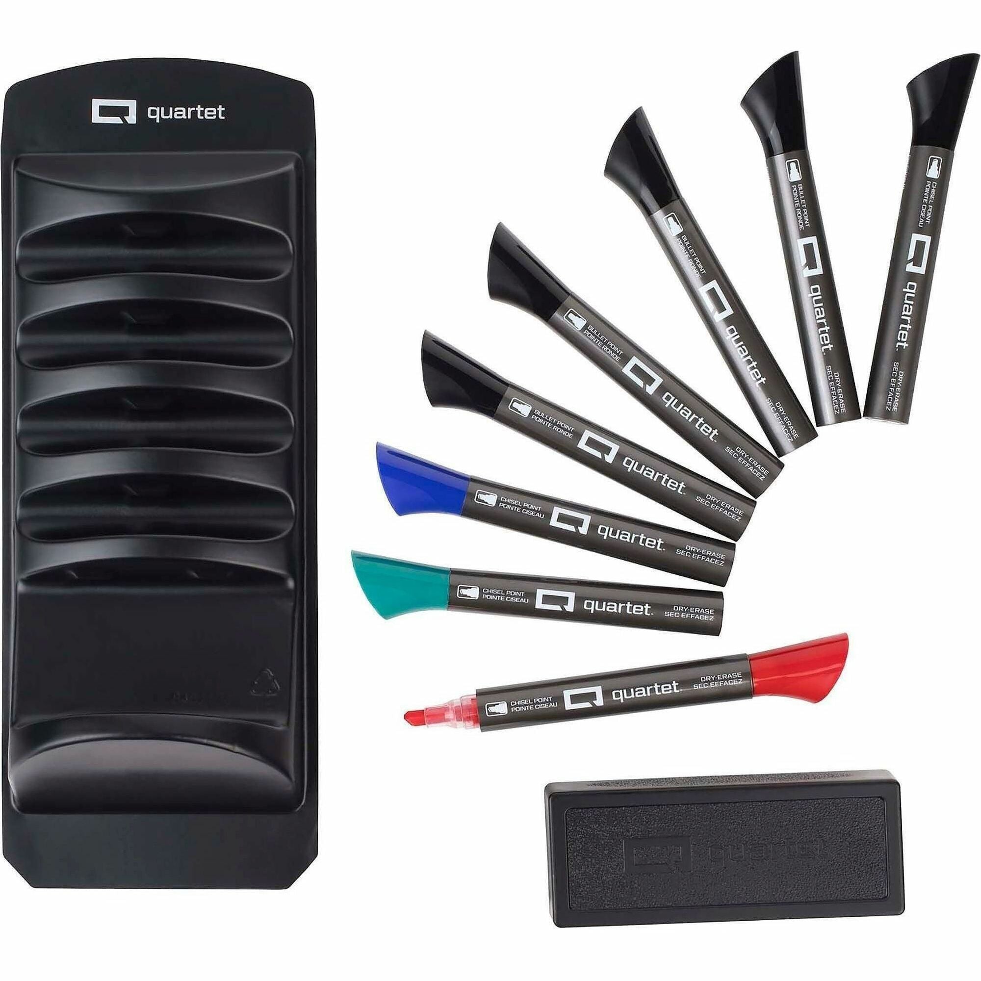Chisel Marker Point - Black, Red, Blue, Green Ink - 1 Kit