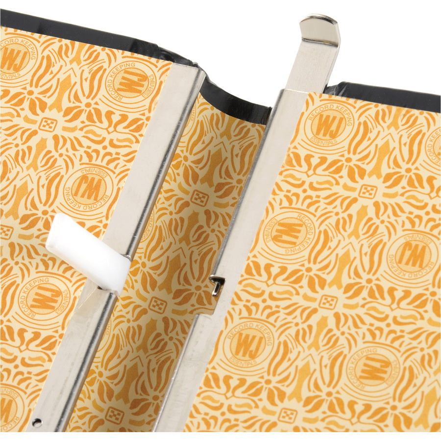Wilson Jones Minute Book - 125 Sheet(s) - 28 lb - Sewn Bound - Legal - 8.50" x 14" Sheet Size - Black Cover - 1 Each