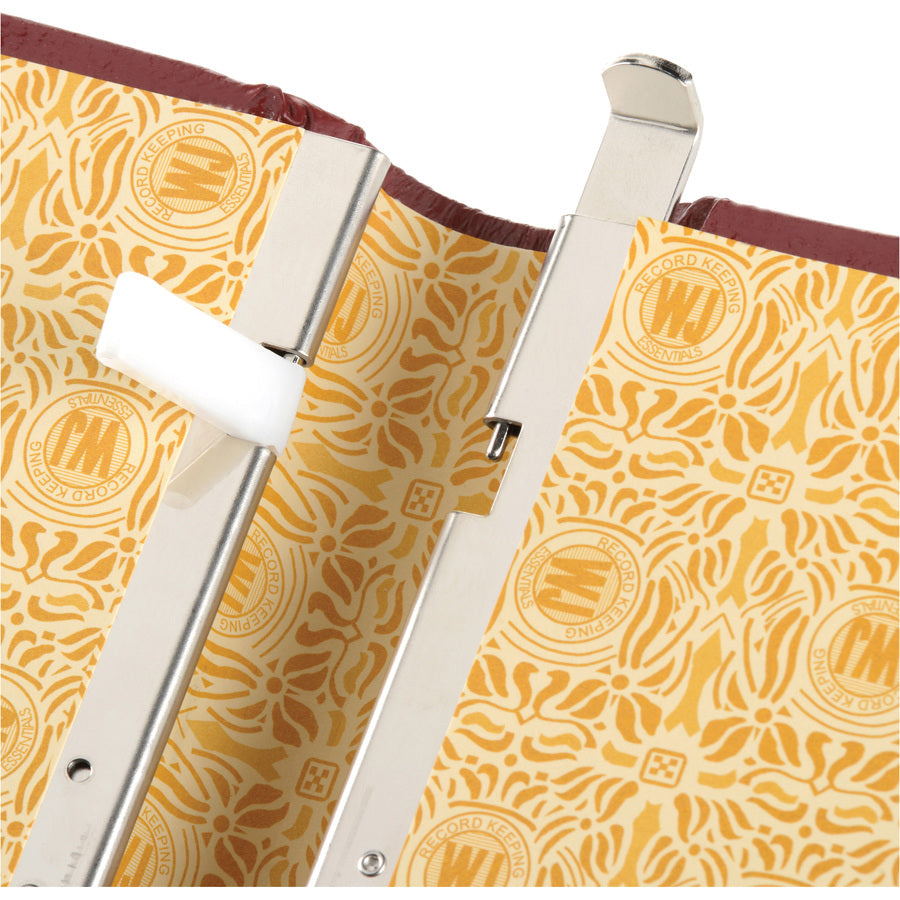 Wilson Jones Minute Book - 125 Sheet(s) - 28 lb - Sewn Bound - Letter - 8.50" x 11" Sheet Size - Red Cover - 1 Each